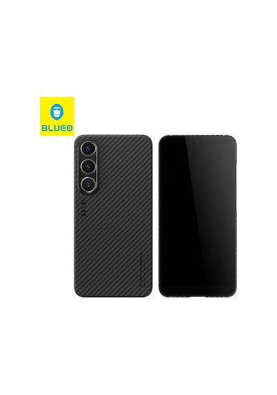 Mr. Gorilla Karbon Fiber Samsung Uyumlu S24 Plus Kılıf Mat Isı Dağılımı Kamera Korumalı Şeffaf