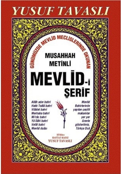 Musahhah Metinli Mevlid-i Şerif (B13) - Yusuf Tavaslı - Tavaslı