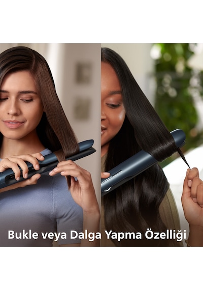 Philips Saç Düzleştirici BHS732/00, Bukle Özelliği, Argan Yağı Katkılı, UV Koruması