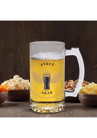 Kişiye Özel Tasarımlı Bira Bardağı
