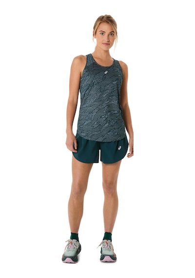 Asics Road All Over Prınt Tank Kadın Yeşil Atlet 2012d071-302 Yeşil