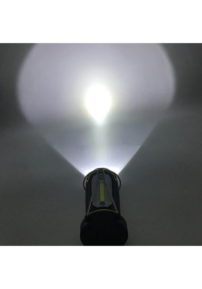 Kamp Lambası Ledli Usb Şarjlı Sarı - Siyah