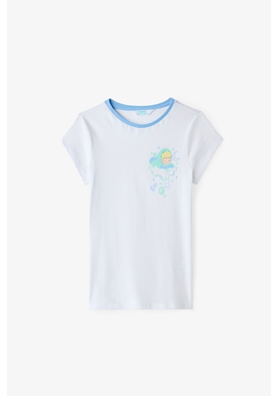Penti  Açık Mavi Erkek Çocuk Çizgili Space Pamuklu 2'li Pijama Takımı