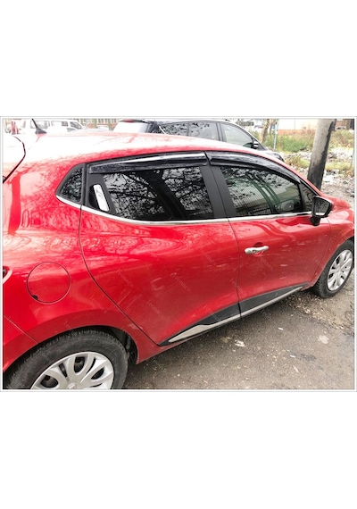 Renault Clıo 4 Krom Düz Yan Kapı Çıta 4prç P.çelik 2012-2019