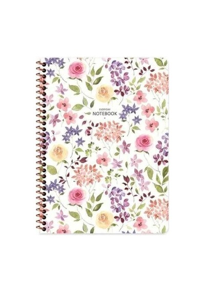 Keskin A4 80 Yp.kar. Karton Kp.spr.çiçek Defter Çok Renkli