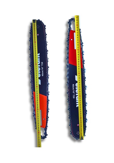 Motorlu Testere Palası 16", Bıçak Uzunluğu 40cm, Zincir Adımı: 3/8, T59 - 29 Diş