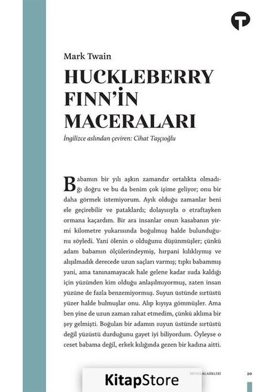 Huckleberry Finn'in Maceraları / Mark Twain N11.1337