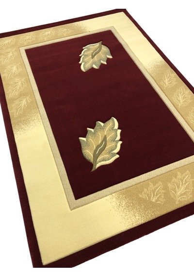 Saray Halı Vizyon Carving 9050 Kırmızı 125x180 Krem 2,25 M2 Halı