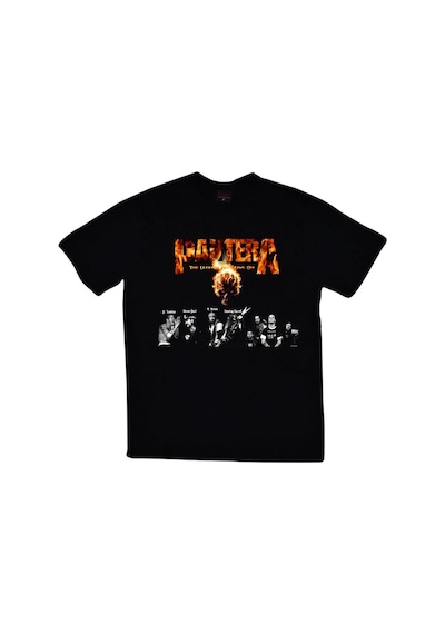 Pantera Baskılı Unisex %100 Pamuk Siyah T-shirt SIYAH