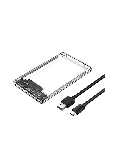 Wozlo 2.5 Hdd Ssd Usb 3.0 Type C 3.1 Harddisk Kutusu - Harici Hard Disk Kutu