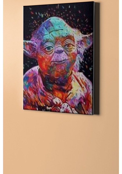 Webstyle Sayılarla Boyama Seti Kasnaklı Starwars Yoda 60 X 75 Cm