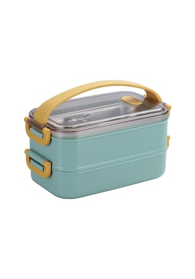 Vagon Çelik Lunch Box 1400 ML Yeşil