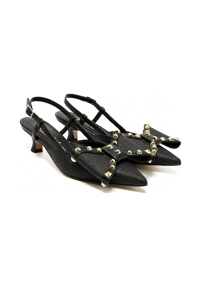 Topuklu/ Stiletto Kadın 894m077 Nacree Oası Capra Nero Siyah