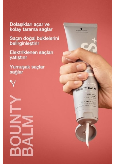 Schwarzkopf Osis+ Air Whip Hacim ve Tutuş Sağlayan Esnek Köpük 200 ML + Osis Bounty Balm Bukle Kremi 150 ML