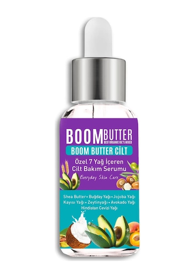 Boom Butter 7 Yağ İçeren Maksimum Nemlendirici Cilt Bakım Serum 20 ML