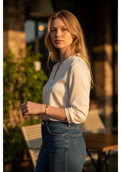 Altın T Model Kelepçe Bilezik