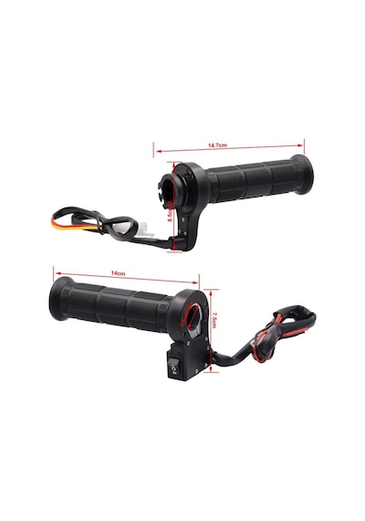 Universal Isıtmalı Elcik Motosiklet El Isıtıcı Kolay Switch Entegre Gaz Kollu