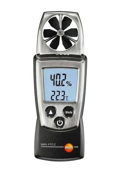 Testo 410-2 Hız + Sıcaklık + Nem Anemometre