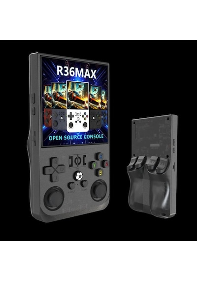 Konsol Plus R36s Max Retro El Oyun Konsolu 4.0'' Ips Ekranlı 18.000 Oyunlu - Siyah