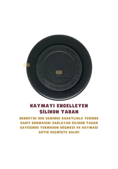 Lisanslı Çift Katlı Paslanmaz Çelik Termos 8 Saat Soğuk Hediye Kutulu Siyah Çok Renkli