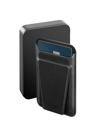 Magwallet Card 10.000 Mah 20w Type-c Ve 15w Kablosuz Şarj Ve Stantlı Magsafe Kartlıklı Hızlı Şarj Magsafe Powerbank Koyu Gri
