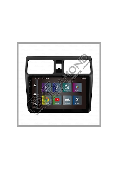 Özer Elektronik Suzukı Swıft 2005-2011 8 Gb Ram 128 Gb Hafıza Androıd Multımedıa Teyp 10 İnç