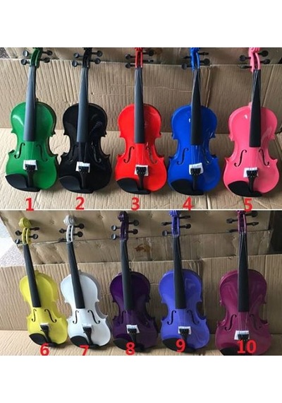 Paganini 4/4 Tam Boy Kırmızı Rek Keman Set-Kılıf-Yay-Reçine Dahil