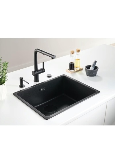 Franke Active Plus Metalic Doccia Matt Black Armatür