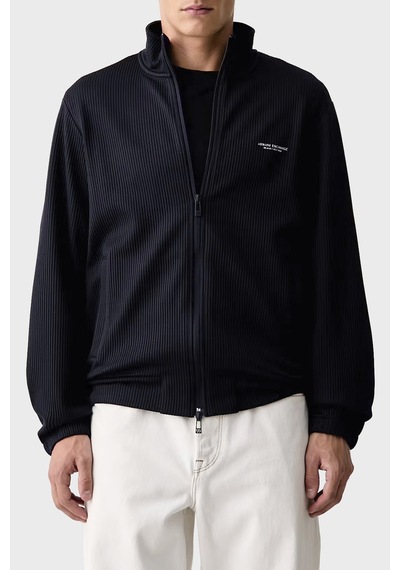 Armani Exchange Fitilli Dik Yaka Fermuarlı Sweat Erkek Sweat Xm003425 Af28569 Ub101 Lacivert