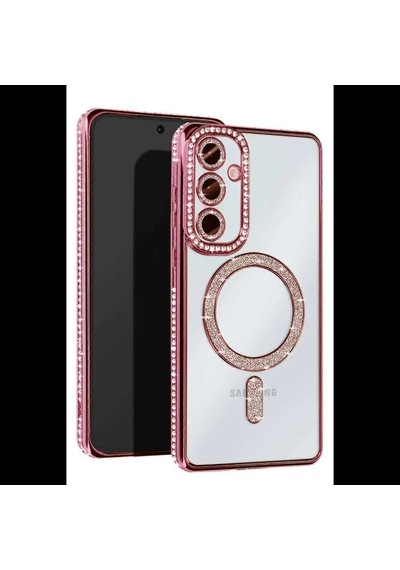 Galaxy S24 Fe Joke Simli Magneticsafe Kılıf - Pembe