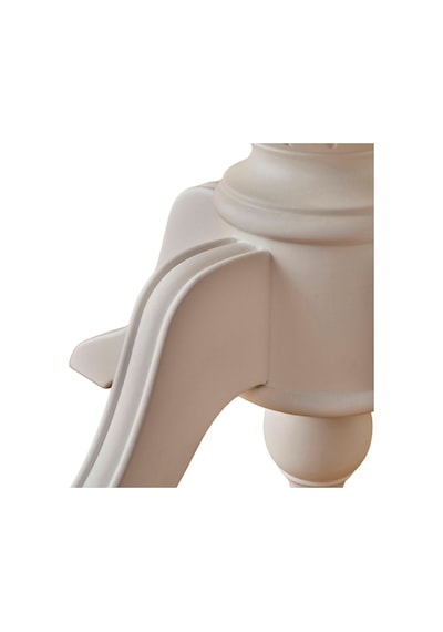 Ravello Baba Ayak Sabit Masa 120x120 Beyaz - Meşe Ravello Baba Ayak Sabit Masa 120x120 Beyaz - Meşe