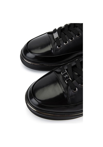 Tamer Tanca Erkek Hakiki Deri Siyah Sneakers & Spor Ayakkabı 381 23340 Erk Ayk Y26 Sıyah
