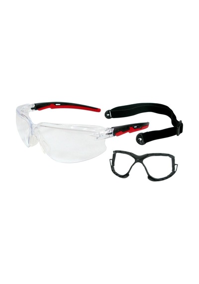 Hegı 92290sr-x Içlıklı Bas Bantlı Seffaf Gözlük-25799