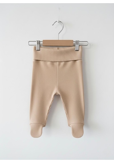 MiaBaby Basic Theme Raporlu Patiksiz Alt Sütlü Kahve