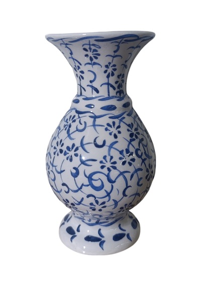 El Dekorlu Özel Seri Haliç Desen 15 Cm Geniş Ağızlı Kandil Vazo El Dekorlu Özel Seri Haliç Desen 15 Cm Geniş Ağızlı Kandil Vazo