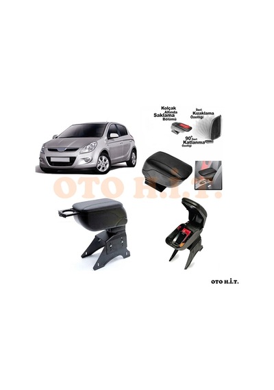 Hyundai İ20 08-12 Uyumlu Kol Dayama Ve Kolçak Sürgülü