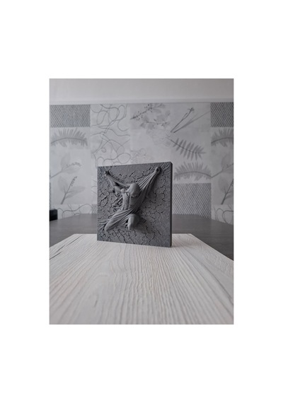14x14 Cm Esaret Temalı Dekoratif Duvar Paneli
