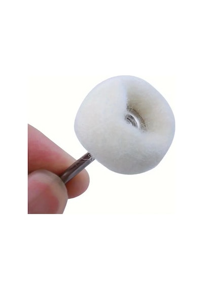 6210x5 5'li Paket Pimli Parlatma Temizleme Kaşmir Yün Polisaj Keçe 25 Mm