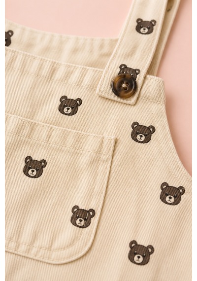 Eray Alp Kids Unisex Çocuk Baskılı Ayıcık Salopet Alt Üst Takım Yazlık Günlük Model Çok Renkli Eray Alp Kids Unisex Çocuk Baskılı Ayıcık Salopet Alt Üst Takım Yazlık Günlük Model Çok Renkli