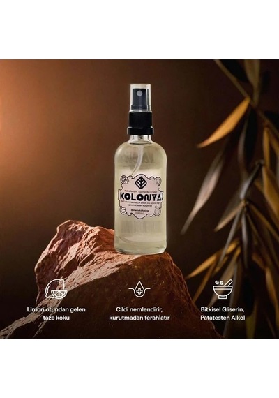 101 Dalmaçyalı Otama Kırkpınar Doğal Ferahlatıcı Limon Otlu Kolonya 100 Ml Acı Kahverengi