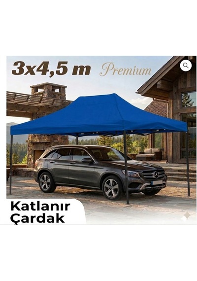 Missidea 3 4,5 Premium Makaslı Katlanır Çardak Mavi