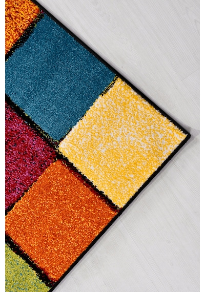 Colora Halı Koleksiyonu Yumuşak Renkli Kare Halı, Tozumaz, Modern Tasarım Ve Kolay Temizlik Multi 4