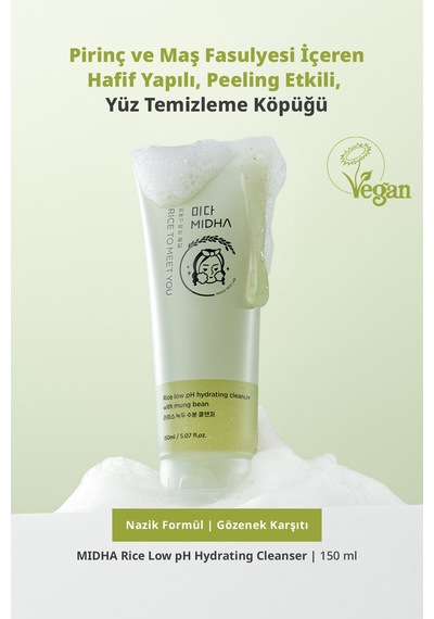 Midha Rice Low Ph Hydrating Cleanser 150 ML