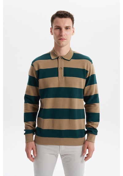 Ar-ma Erkek Ribanalı Regular Fit Çizgili %100 Pamuk Ringel Ottoman Kumaş Polo Yaka Düğmeli Sweatshirt K30554952602 Yeşil-y10 Yeşil Ar-ma Erkek Ribanalı Regular Fit Çizgili %100 Pamuk Ringel Ottoman Kumaş Polo Yaka Düğmeli Sweatshirt K30554952602 Yeşil-y10 Yeşil