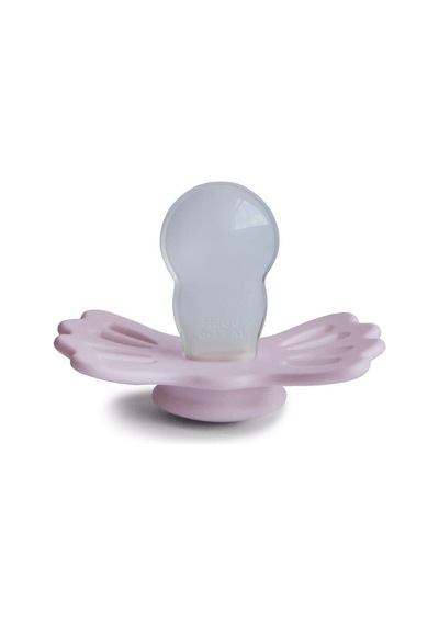 Frigg Lucky Silikon Emzik - White Lilac 6-18 Ay Beyaz - Lila