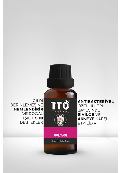Tto Thermal Gül Yağı 10 Ml – Doğal Narin Cilt & Aromaterapi Yağı