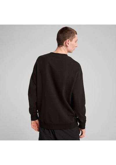 Puma Wardrobe Essentıals Erkek Geniş Kesim Sweatshırt 629650 01 Siyah