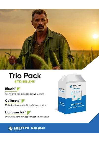 Blue N Trıo 1.333 Kg. Bluen 0,333kg + Cellerate 0,5lt + Liqhumus Nk 0,5lt Diğer