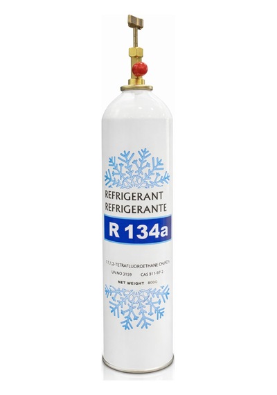R134a 800 Gr Vanalı Soğutucu Gaz Beyaz