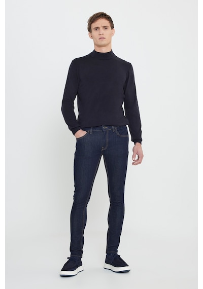 George Henry Pamuklu Slim Fit Dar Kesim 5 Cepli Esnek Jean Kot Denim Pantolon Koyu Lacivert George Henry Pamuklu Slim Fit Dar Kesim 5 Cepli Esnek Jean Kot Denim Pantolon Koyu Lacivert